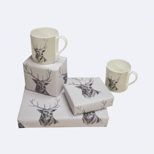 Stag Wrapping Paper 20 Sheets